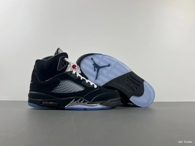 1st Kicks Metallic 605 Air HF3975- Black 5 Reimagined StreetReady Jordan 1104